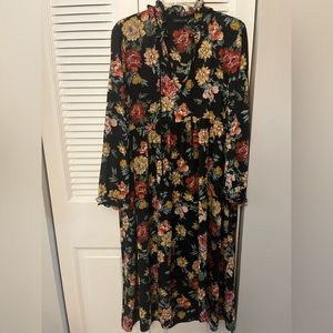 Zara maxi floral with empire waist